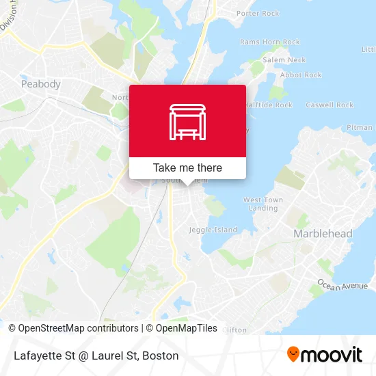 Lafayette St @ Laurel St map