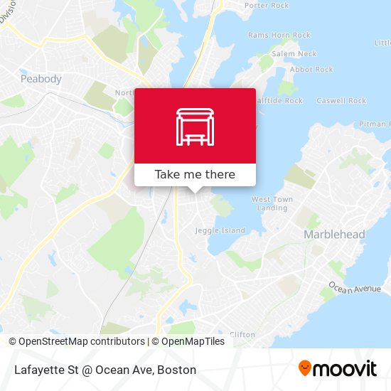Lafayette St @ Ocean Ave map