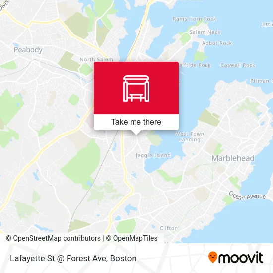 Lafayette St @ Forest Ave map