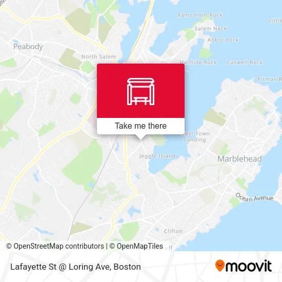 Mapa de Lafayette St @ Loring Ave