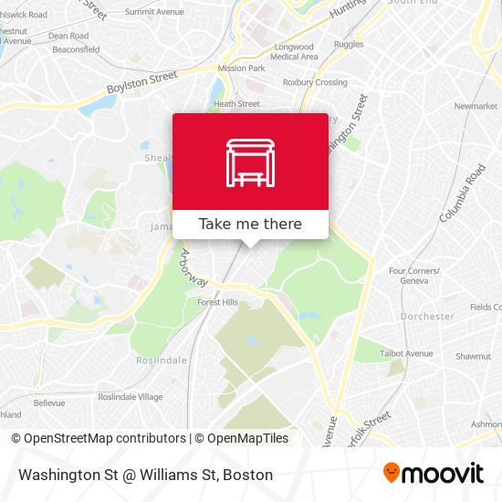 Mapa de Washington St @ Williams St