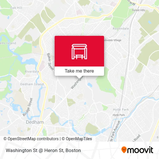 Mapa de Washington St @ Heron St