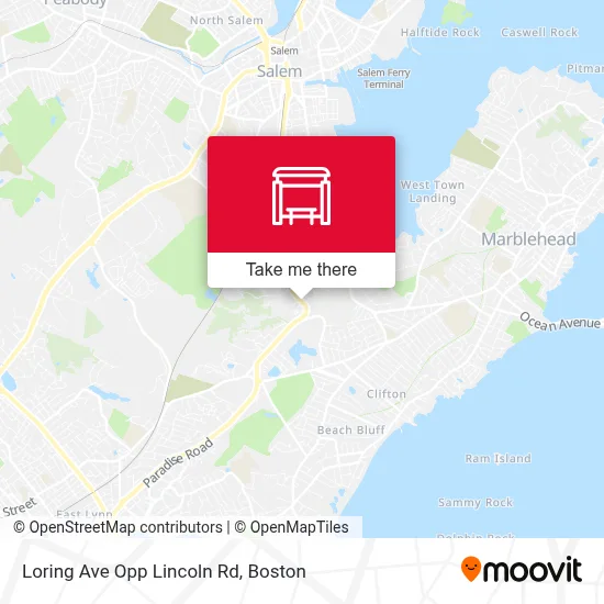 Loring Ave Opp Lincoln Rd map