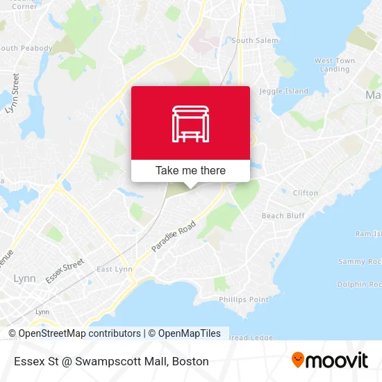 Essex St @ Swampscott Mall map