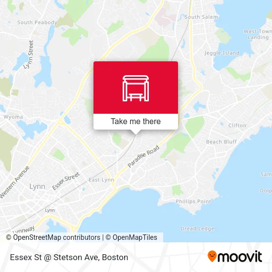 Essex St @ Stetson Ave map