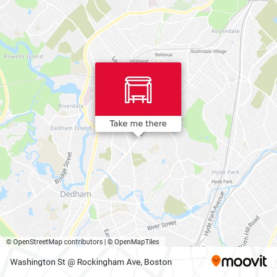 Mapa de Washington St @ Rockingham Ave
