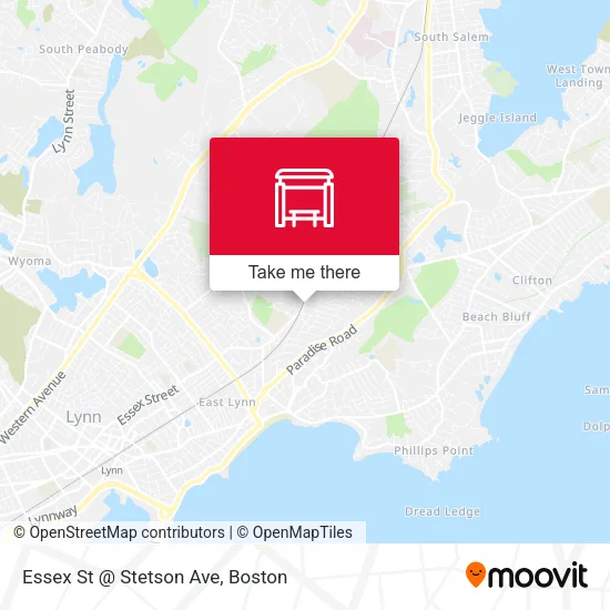 Essex St @ Stetson Ave map