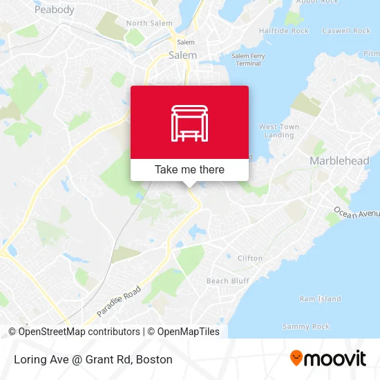 Loring Ave @ Grant Rd map