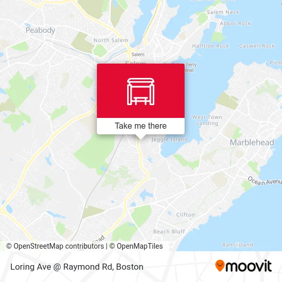 Loring Ave @ Raymond Rd map