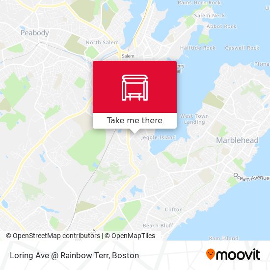 Mapa de Loring Ave @ Rainbow Terr