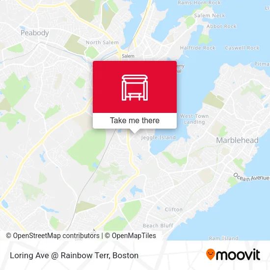 Loring Ave @ Rainbow Terr map