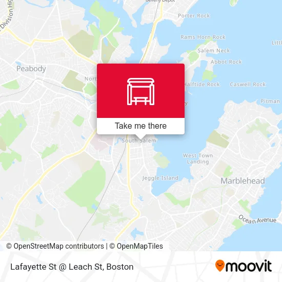Lafayette St @ Leach St map