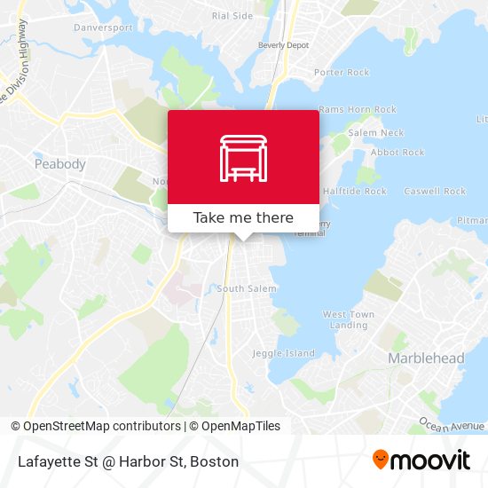 Lafayette St @ Harbor St map