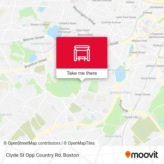 Clyde St Opp Country Rd map