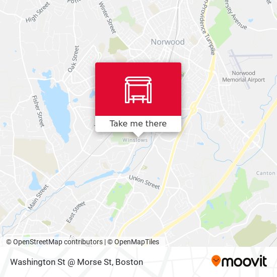 Washington St @ Morse St map