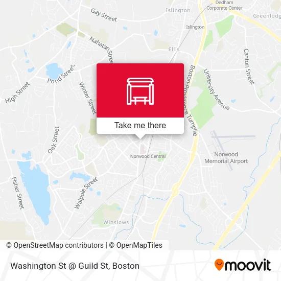 Mapa de Washington St @ Guild St