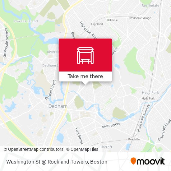 Washington St @ Rockland Towers map