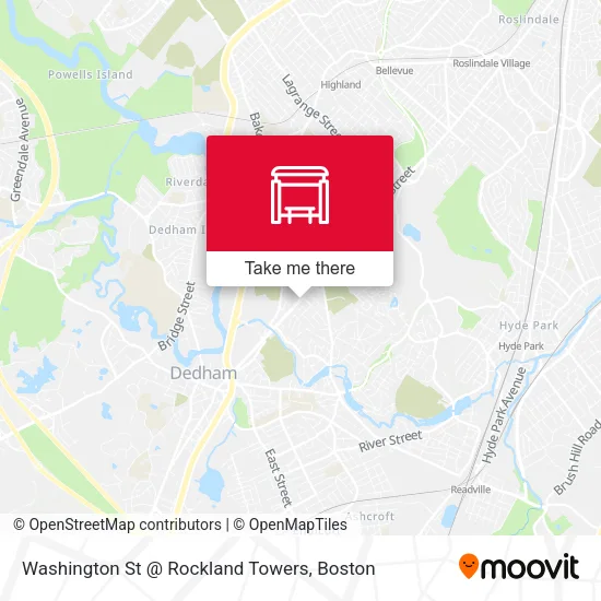 Mapa de Washington St @ Rockland Towers