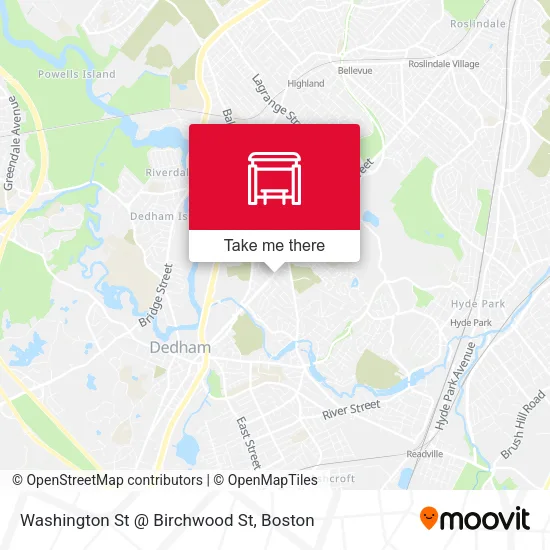 Mapa de Washington St @ Birchwood St