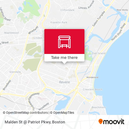 Malden St @ Patriot Pkwy map