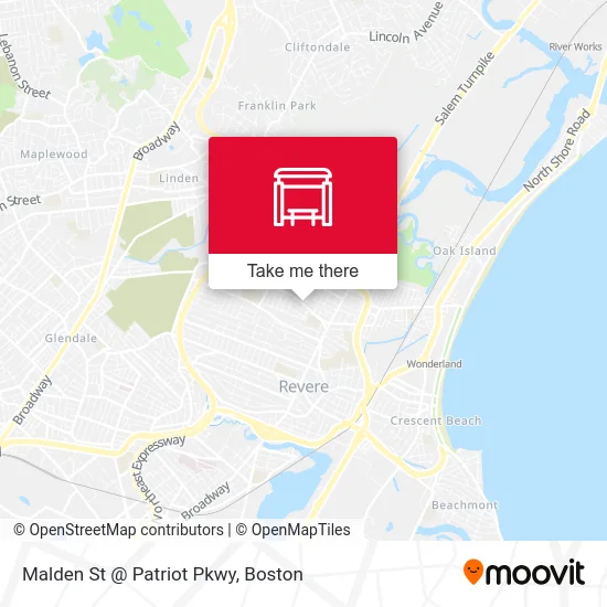 Malden St @ Patriot Pkwy map