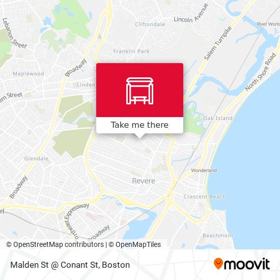 Mapa de Malden St @ Conant St