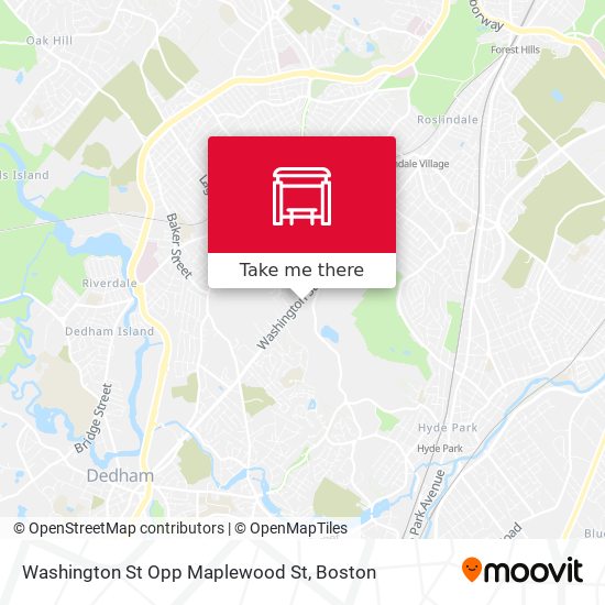 Washington St Opp Maplewood St map