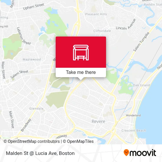 Malden St @ Lucia Ave map