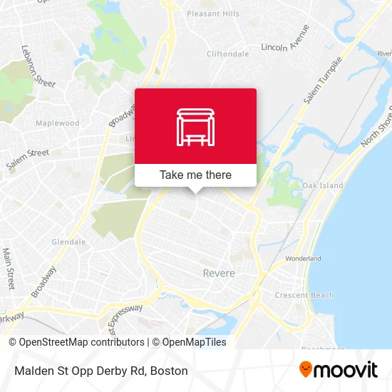 Malden St Opp Derby Rd map