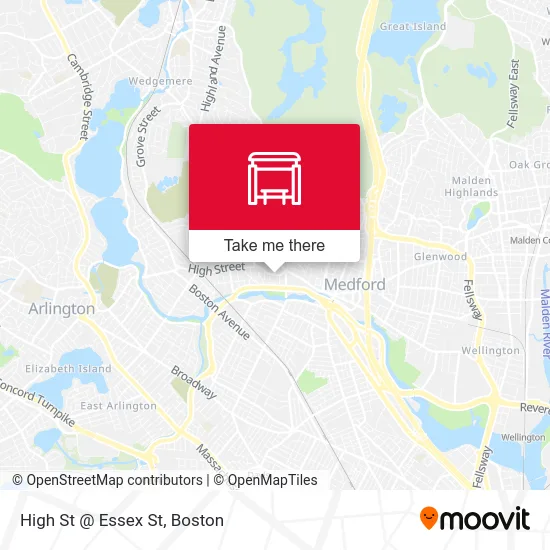 High St @ Essex St map