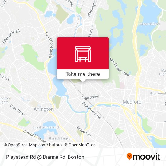 Playstead Rd @ Dianne Rd map