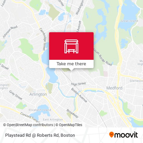 Playstead Rd @ Roberts Rd map