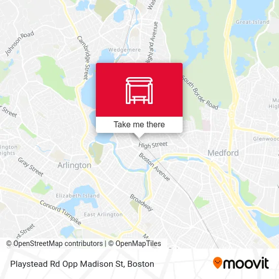 Playstead Rd Opp Madison St map