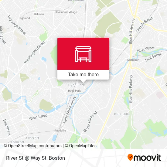 River St @ Way St map