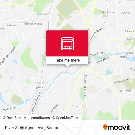 River St @ Agnes Ave map