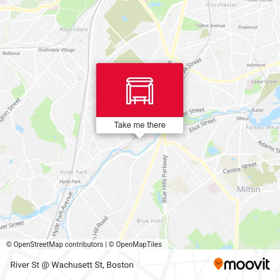 River St @ Wachusett St map