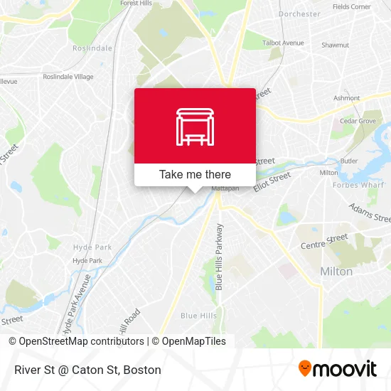 Mapa de River St @ Caton St