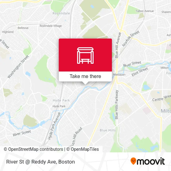 River St @ Reddy Ave map