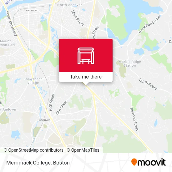 Merrimack College map