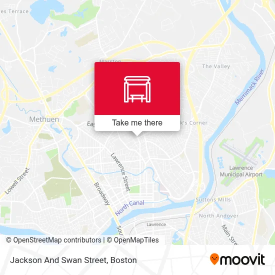 Jackson And Swan Street map