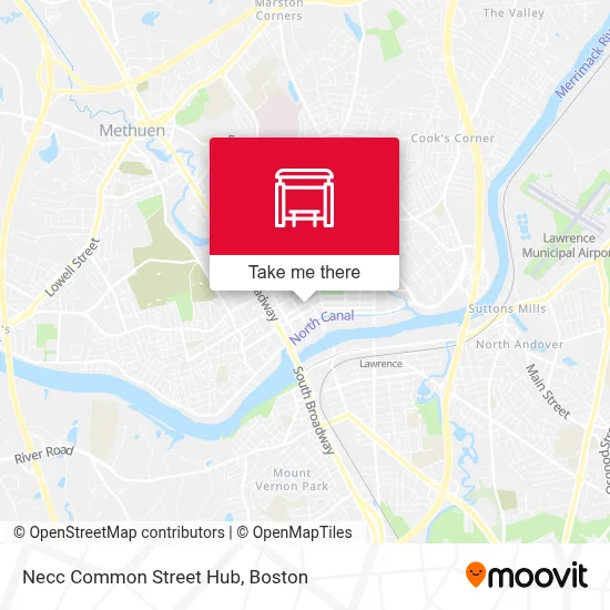 Necc Common Street Hub map