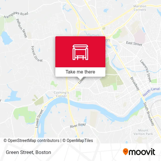 Green Street map