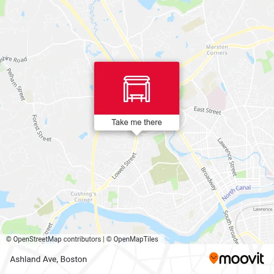 Ashland Ave map