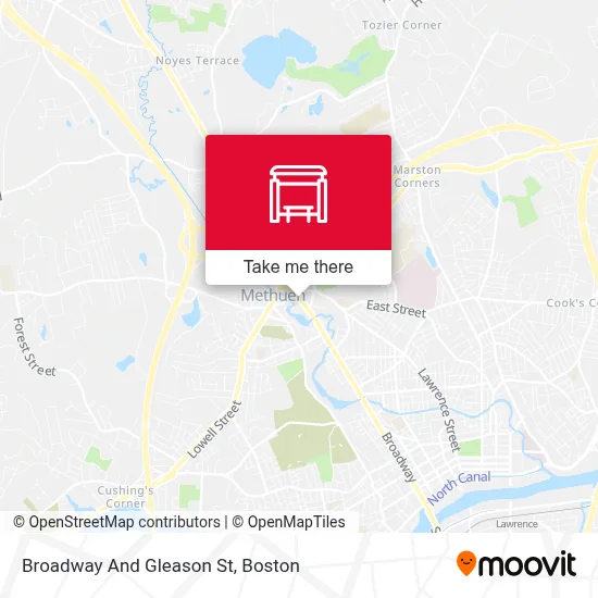 Broadway And Gleason St map