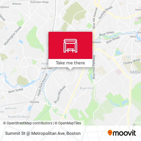 Mapa de Summit St @ Metropolitan Ave