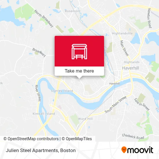 Julien Steel Apartments map