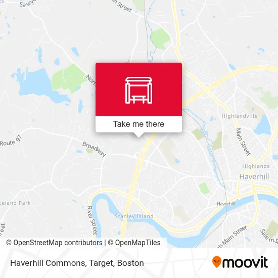 Haverhill Commons, Target map