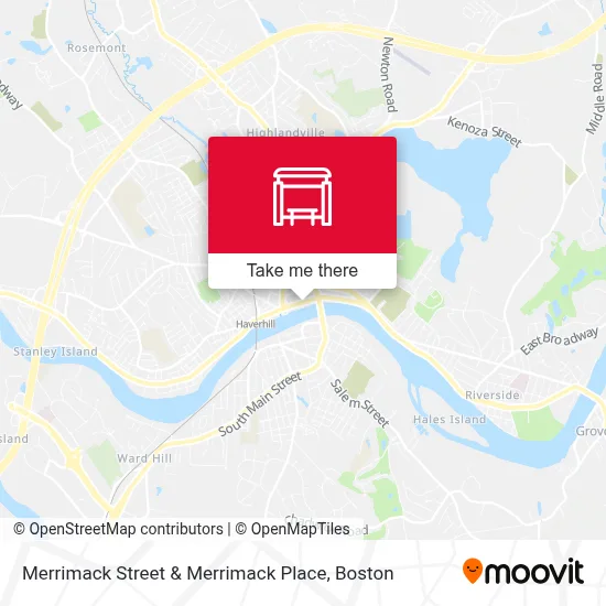 Merrimack Street & Merrimack Place map