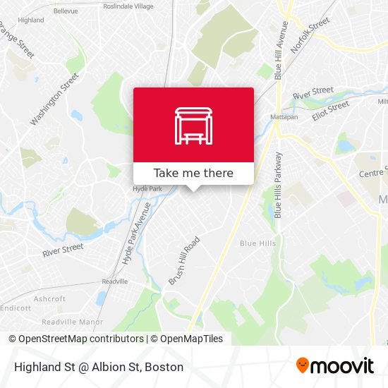 Mapa de Highland St @ Albion St