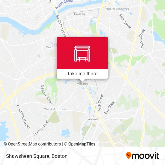 Shawsheen Square map